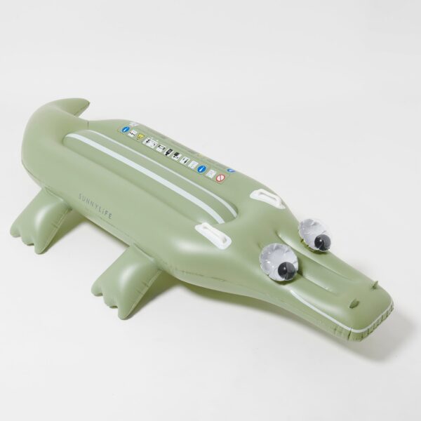 S41MLOCR_2 Kids Lie-On Float – Cookie the Croc Khaki