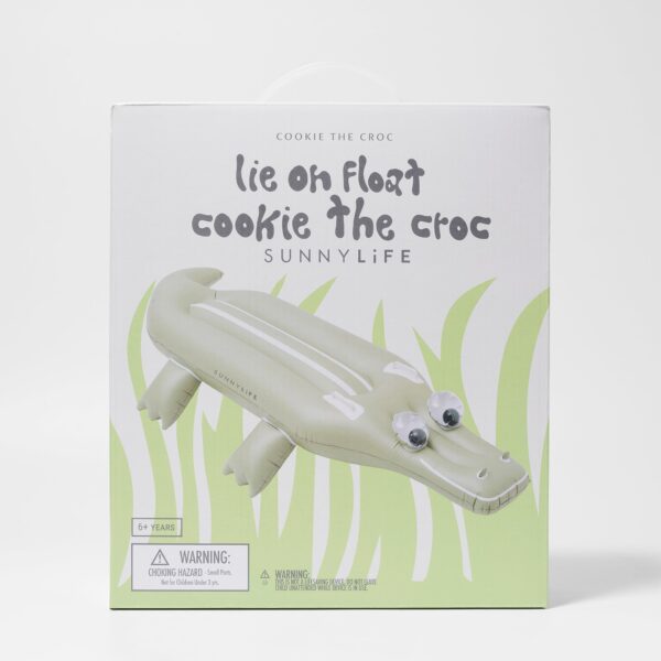S41MLOCR_4 Kids Lie-On Float – Cookie the Croc Khaki
