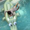S41MLOCR_L_3 Kids Lie-On Float – Cookie the Croc Khaki