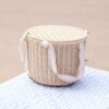 S41PCNAT_L_2 Round Picnic Cooler Basket – Le Weekend Natural