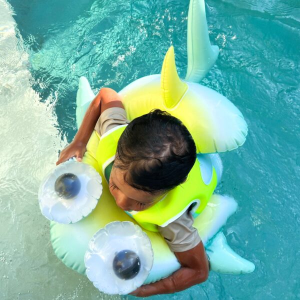 Kids Tube Pool Ring – Salty the Shark Multi
