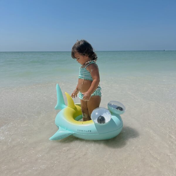 Kids Tube Pool Ring – Salty the Shark Multi