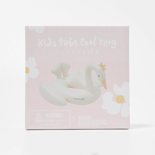 Kids Tube Pool Ring – Princess Swan Multi