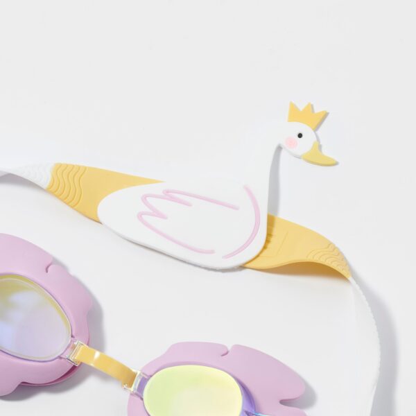 S41SGSWN_1 Kids Swim Goggles – Princess Swan Multi