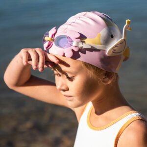 Kids Swim Goggles – Princess Swan Multi