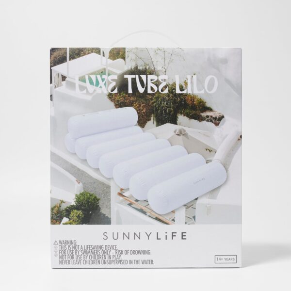 S41TBLWT_3 Luxe Tube Lilo – Le Weekend White