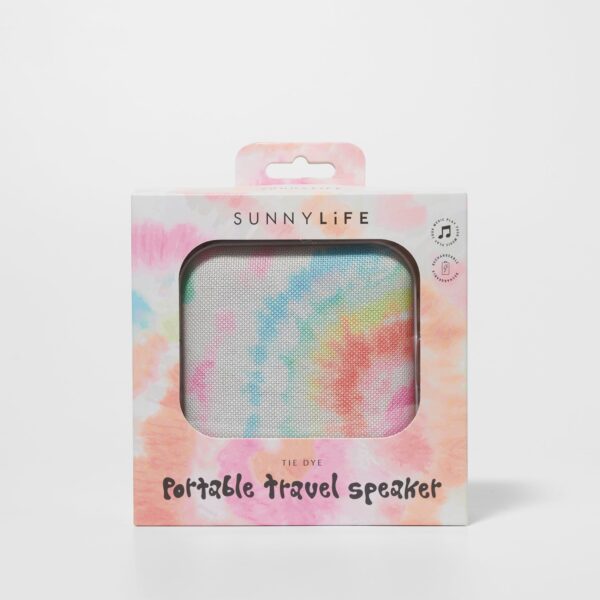 S41TSMUL_3 Portable Travel Speaker – Tie Dye Multi