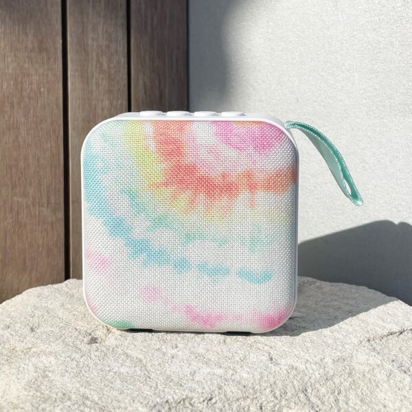 S41TSMUL_L_2 Portable Travel Speaker – Tie Dye Multi