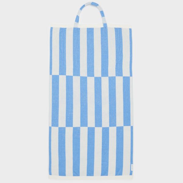 Beach Towel 2-in-1 Tote Bag – Le Weekend Mid Blue Cream
