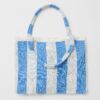 Beach Towel 2-in-1 Tote Bag – Le Weekend Mid Blue Cream