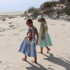 Beach Towel 2-in-1 Tote Bag – Le Weekend Mid Blue Cream