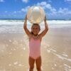 Inflatable Beach Ball Cotton Candy Glitter