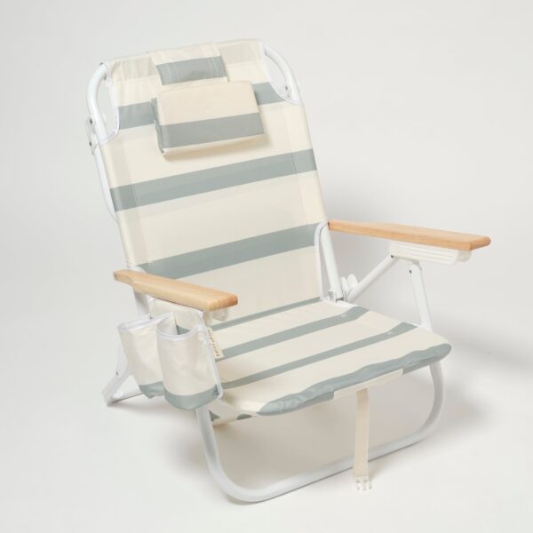 S51DBCPA_2_43562d2e-9473-4cf3-a4f1-20efee2d5e5f Beach Chair Deluxe – La Palma Sage Stripe