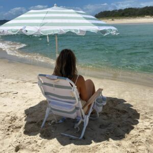 S51DBCPA_L_1 Beach Chair Deluxe – La Palma Sage Stripe