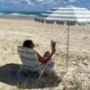 S51DBCPA_L_5 Beach Chair Deluxe – La Palma Sage Stripe