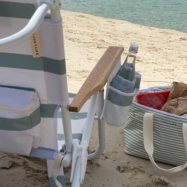 S51DBCPA_L_7 Beach Chair Deluxe – La Palma Sage Stripe