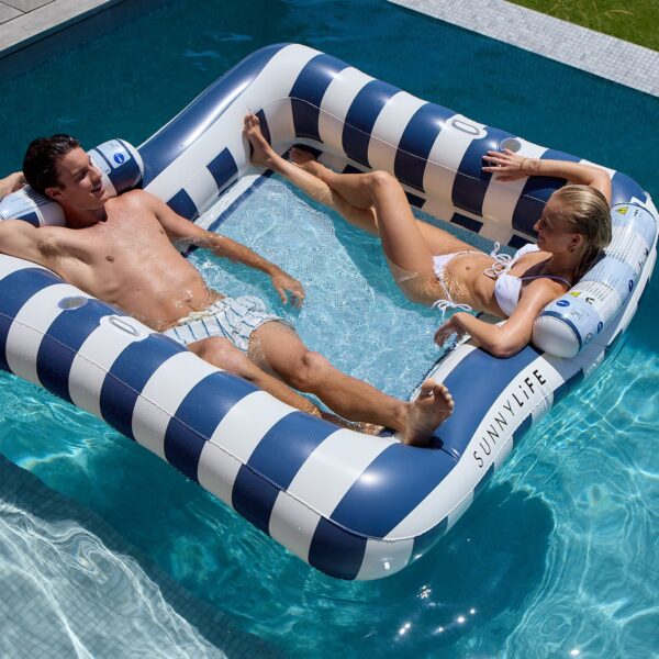 Deluxe Twin Hammock – Le Weekend Navy Stripe
