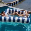 Deluxe Twin Hammock – Le Weekend Navy Stripe