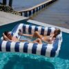 Deluxe Twin Hammock – Le Weekend Navy Stripe