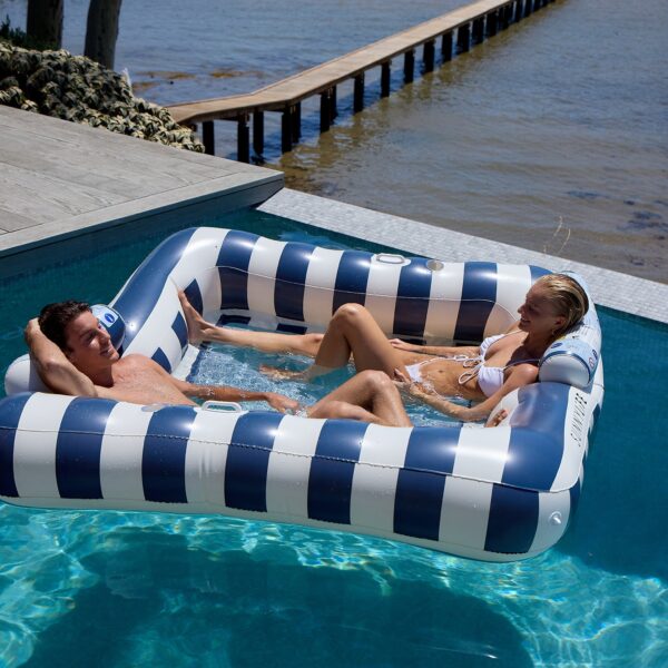 Deluxe Twin Hammock – Le Weekend Navy Stripe