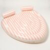 Twin Lie-On Float – Stole My Heart Pink Stripe