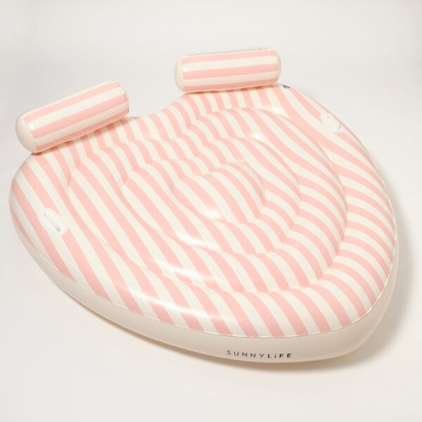 Twin Lie-On Float – Stole My Heart Pink Stripe