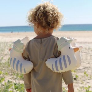 S51KABBS_L_1 Inflatable Arm Band – Sammy the Seagull Blue Stripe
