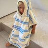 Kids Character Hooded Towel – Sammy the Seagull Blue Stripe