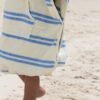 Kids Character Hooded Towel – Sammy the Seagull Blue Stripe