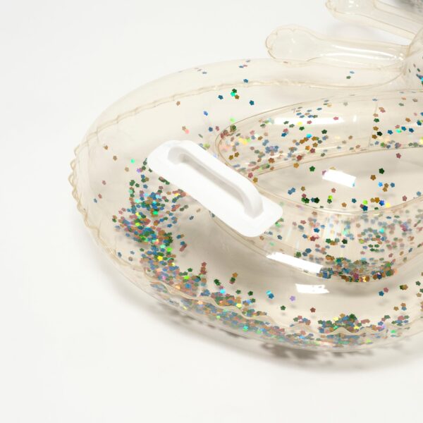 Kids Lie-On Float – Butterfly Cotton Candy Glitter