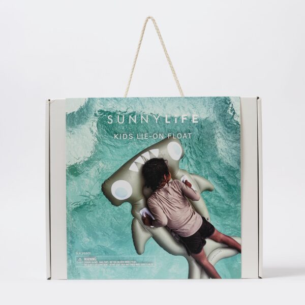 Kids Lie-On Float – Salty the Shark Khaki