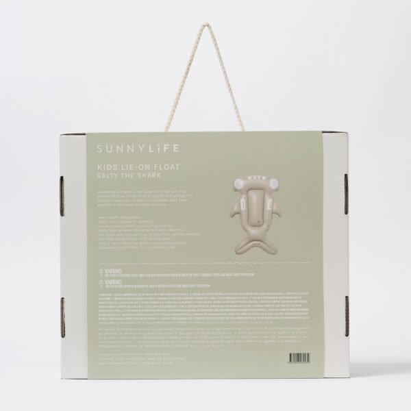 Kids Lie-On Float – Salty the Shark Khaki