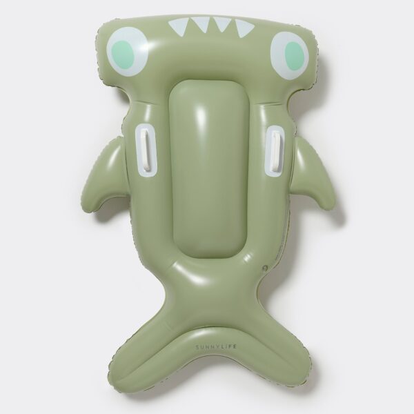 Kids Lie-On Float – Salty the Shark Khaki