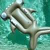Kids Lie-On Float – Salty the Shark Khaki
