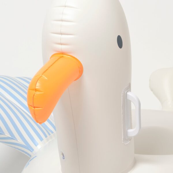 Kids Ride-On Float – Sammy the Seagull Blue Stripe