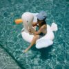 Kids Ride-On Float – Sammy the Seagull Blue Stripe