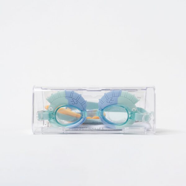 S51KSGAB_1 Swimming Goggles – Finn the Fish Aqua Blue