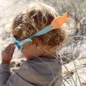 Swimming Goggles – Finn the Fish Aqua Blue