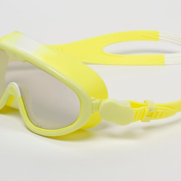 Kids Swim Mask – Salty the Shark Neon Yellow