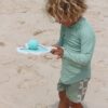 Kids Velcro Beach Bats – Sammy the Seagull Blue Stripe