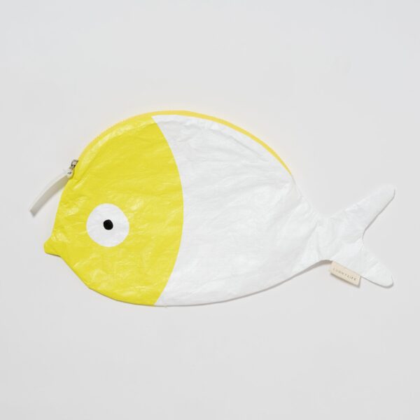 Kids Wet Bag – Finn the Fish Neon Yellow