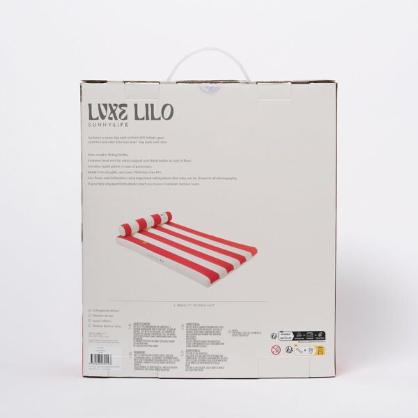 S51LILRS_2 Luxe Lilo – Red Stripe