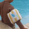 S51NABMS_L_4 Kids Floaties – Sammy the Seagull Mustard Stripe