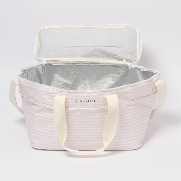 Light Cooler Bag – Lazy Days Pink Stripe