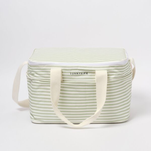 Light Cooler Bag – La Palma Sage Stripe