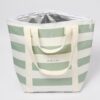 S51NCTWS_3 Light Cooler Tote – La Palma Sage Stripe