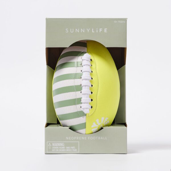Neoprene Football Tides Out Citrus