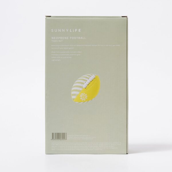 Neoprene Football Tides Out Citrus