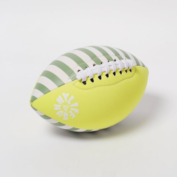 Neoprene Football Tides Out Citrus