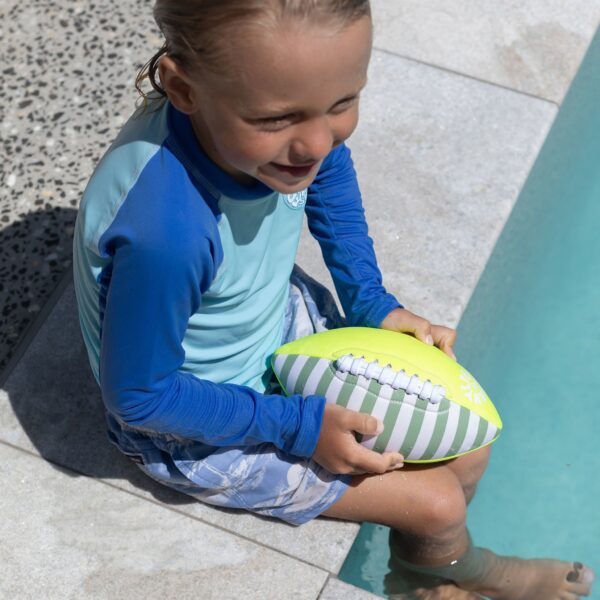 Neoprene Football Tides Out Citrus